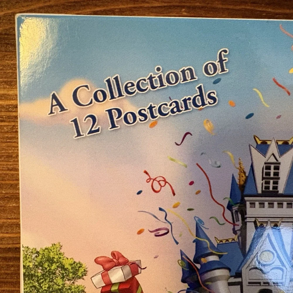 Disney World 30th Anniversary Postcard Set 12 Cards Mickey Castle